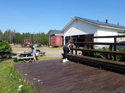 Tallinhuoltoa